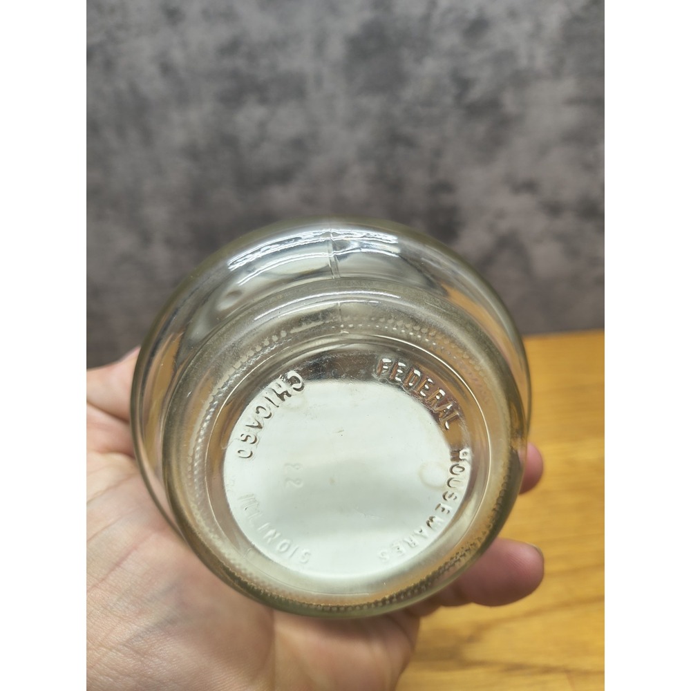 Vintage GEMCO Food Nut Chopper Blue Lid Glass Jar Stainless Steel Blade USA Work - Picture 2 of 3